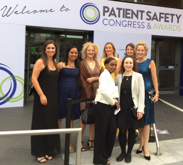 The 24/7 falls team at the Patient Safety Awards