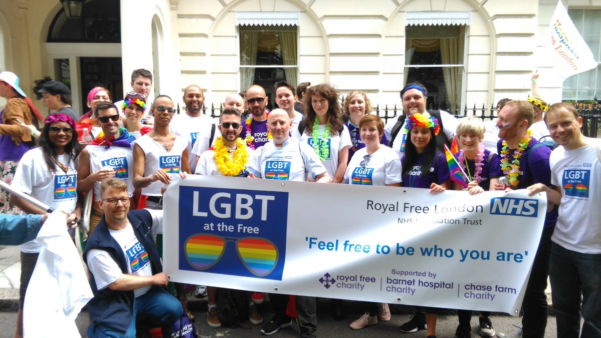 Staff at Pride in London 2016
