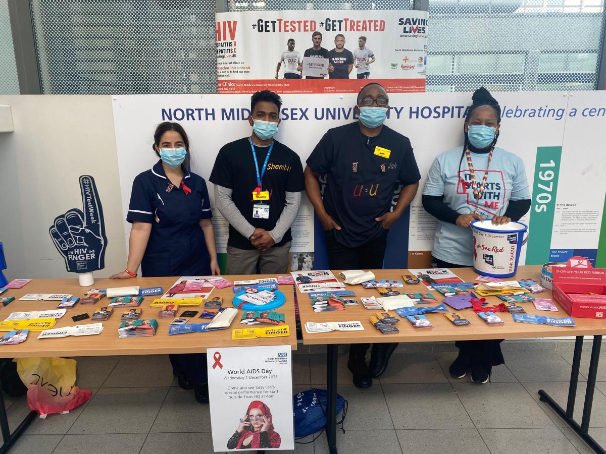 APC World AIDS Day stall