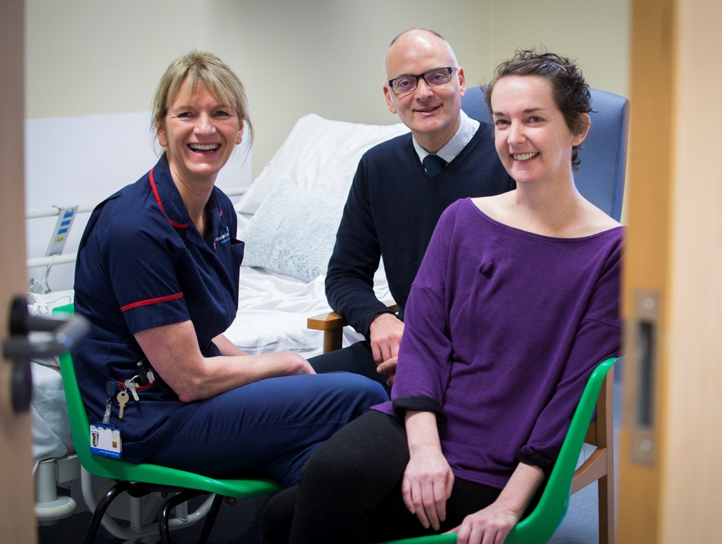 Breda Athan, Dr Michael Jacobs and Pauline Cafferkey