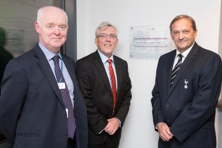 Dr John Connolly, David Sloman and Gary Mabbutt