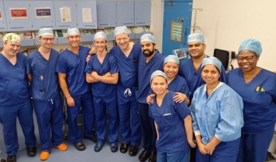 The liver transplant team